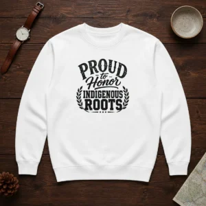Original Indigenous Peoples Day Pride Silhouette Sweater
