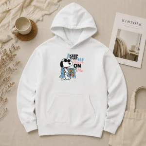 Awesome Top Snoopy Peanuts I Keep That MF Thang On Me Hot Dog Mustard Ketchup Hoodie