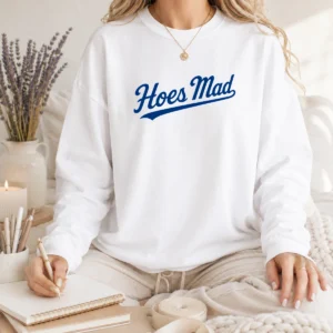 Nice Hoes Mad Script Logo Internet Meme Long Sleeve Shirt