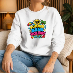 Pretty Cartoon Summer Bank Holiday Beach Ball Watermelon Sweater