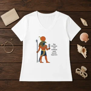 Nice Ra The Diarrhea Will Continue Until Morale Improves V-Neck Shirt