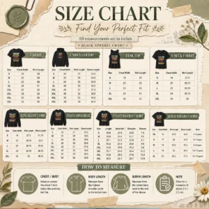 Size chart for Official Donald Trump Sandwich White Bread Full Of Baloney W Russian Dressing And A Small Pickle with measurements in inches and cm to help choose the right fit