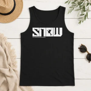 Top Official Snow Skiing All Art Is But Imitation Of Nature Tank Top