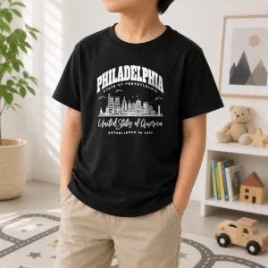 Pretty Awesome Philadelphia State Of Pennsylvania United States Of America Established In 1682 Kids T-Shirt