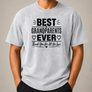 Hot Good Grandparents Day Best Grandparents Ever Minimalist Washed T-Shirt