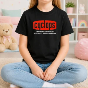 Official Universal Cyclops Specialty Steel Division Logo Kids T-Shirt