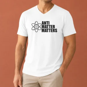 Hot Official Anti Matter Matters Science Atom Physics V-Neck Shirt