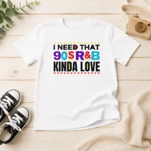 Pretty Original I Need That 90'S Rampb Kinda Love Kids T-Shirt