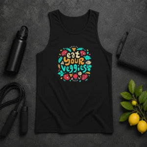 Premium Hot Eat Your Veggies Healthy Eating Vegetables Tank Top