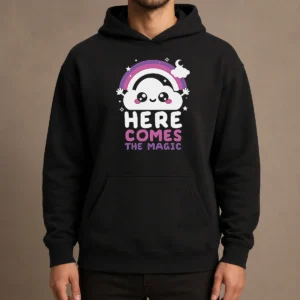 Pretty Cloud Here Comes The Magic Hoodie