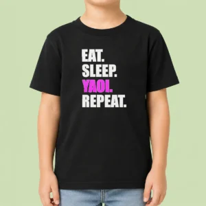 Good Hot Eat Sleep Yaoi Repeat Anime Manga Otaku Kids T-Shirt
