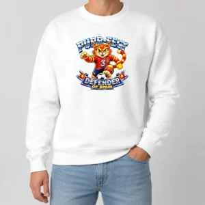Pretty Premium Spain Soccer Cat Meme Purr Fect Defender YK Sweater