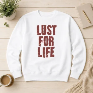 Good Nice Lust For Life Distressed Iggy Pop Music Sweater