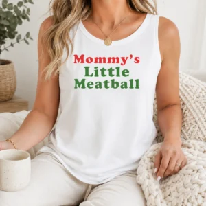 Good Top Mommy'S Little Meatball Baby Toddler Cute Tank Top