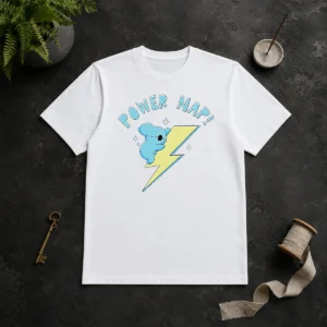 Awesome Hot Koya BT21 Power Nap Lightning Bolt Sleeping