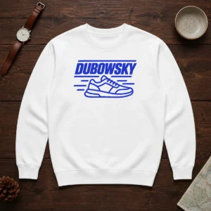 Hot Dubowsky Sneaker Speed Lines Minimalist Logo Sweater