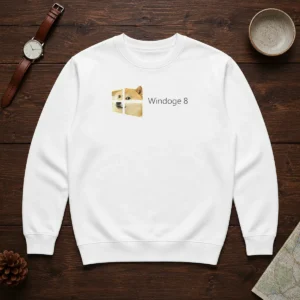 Pretty Windoge 8 Doge Windows Logo Sweater