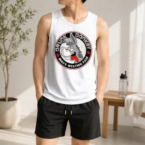 Premium Drunk Donkey Mike'S Weather Page Tank Top