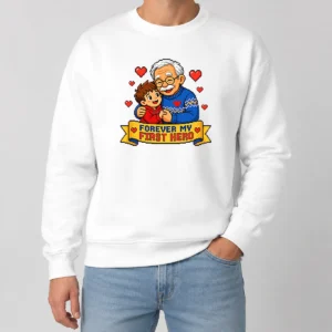 Perfect Pretty Grandparents Day Pixel Forever My First Hero Sweater