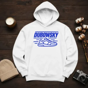 Hot Dubowsky Sneaker Speed Lines Minimalist Logo Hoodie