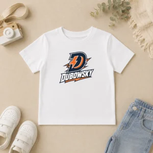 Nice Official Dubowsky Lightning Bolt D Letter Esports Logo Kids T-Shirt