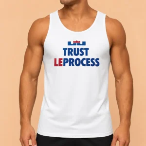 Top Nice Lebron James Philadelphia 76ers Trust The Process NBA Basketball Tank Top