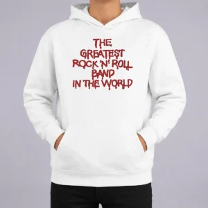 Hot Official The Greatest Rock 'N' Roll Band In The World Hoodie