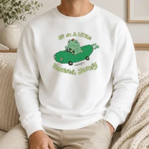 Hot Top Off On A Little Emotional Journey Frog In A Pickle Car Sweater