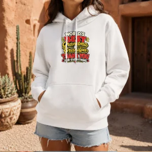 Nice Grandparents Day Thank You Cartoon For Family Gifts Hoodie