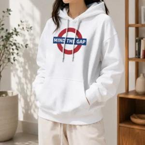 Nice Mind The Gap London Underground Sign Tube Hoodie
