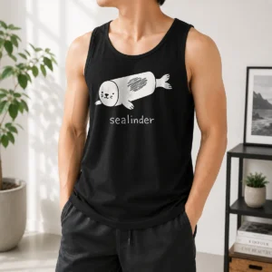 Good Cylindrical Seal Geek Tank Top