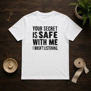 Good Your Secret Is Safe With Me I Wasn'T Listening Geek