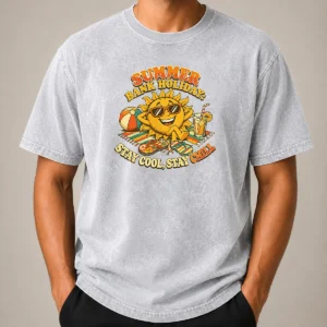 Awesome Pretty Summer Bank Holiday Vintage Chill Sun Washed T-Shirt
