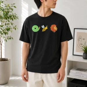 Official Hose Bee Lion Rebus Wordplay Visual Pun