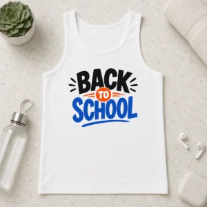 Funny Pretty Hand Drawn Sketch Back To School Backpack Pencil Tank Top