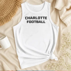 Awesome Charlotte Football NCAA Tank Top