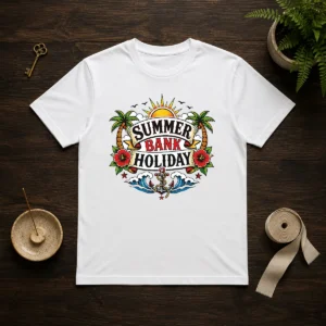 Official Traditional Tattoo Summer Bank Holiday Anchor Hibiscus