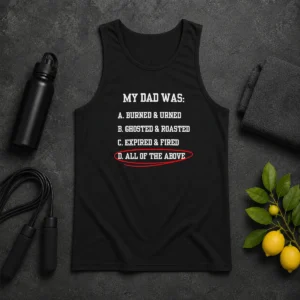 Pretty My Dad Was All Of The Above Funny Quote Tank Top