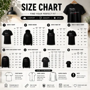 Size chart for Hot RegEx Definition A Regular Expression Plural Noun Regrets with measurements in inches and cm to help choose the right fit