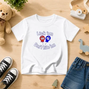 Good Tootsie Pop Candy Lick Em Don'T Bite 'Em Kids T-Shirt