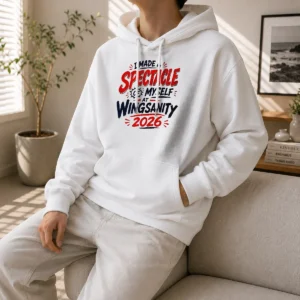 Official Funny I Made A Spectacle Of Myself At Wingsanity 2026 Hoodie