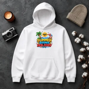 Pretty Nice Pixel Art Summer Bank Holiday Beach Retro Game Hoodie