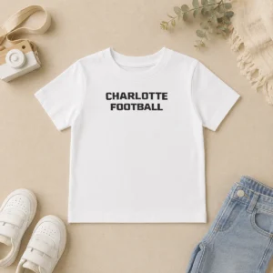 Hot Original Charlotte Football NCAA Kids T-Shirt
