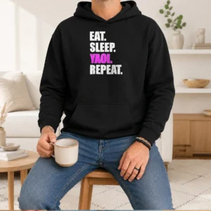 Funny Eat Sleep Yaoi Repeat Anime Manga Otaku Hoodie