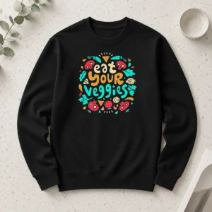 Hot Funny Eat Your Veggies Healthy Eating Vegetables Long Sleeve Shirt