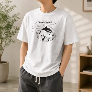 Nice Cat I Hope This Email Finds You Before I Do Washed T-Shirt