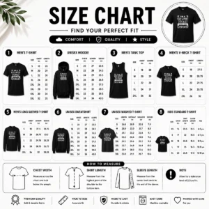 Size chart for Original I'M A Peer Support Specialist What'S Your Superpower with measurements in inches and cm to help choose the right fit