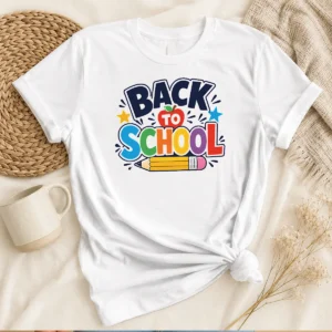 Premium Bold Modern Back To School Orange Circle