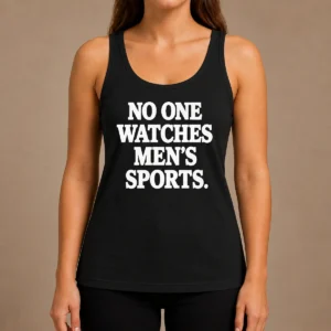 Nice Awesome No One Watches Men'S Sports Satire Ironic Tank Top