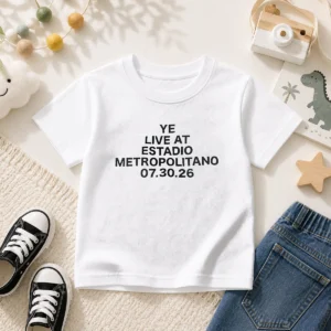 Awesome Ye Live At Estadio Metropolitano July 30 2026 Kids T-Shirt
